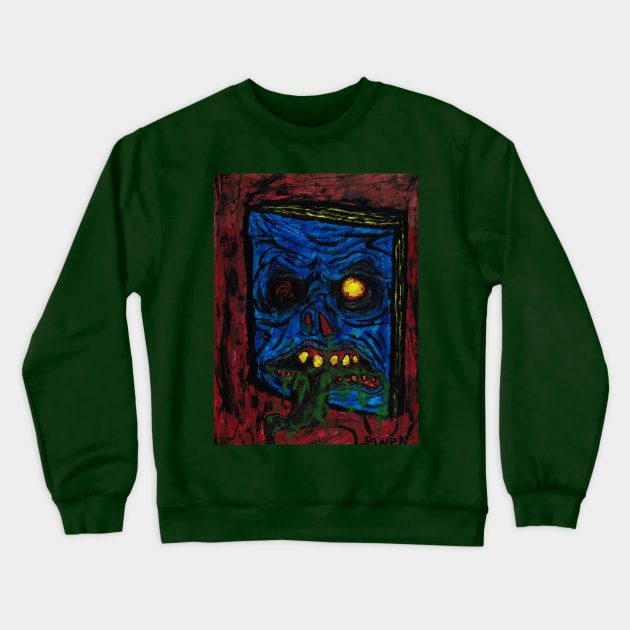 Necronomicon Crewneck Sweatshirt by lowen morrison